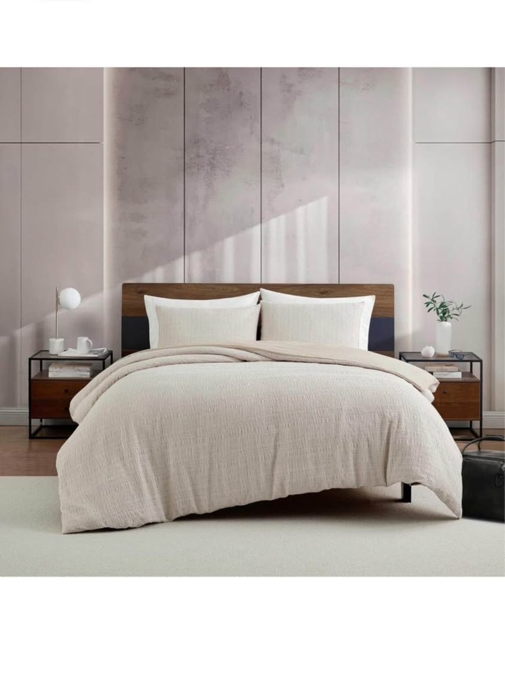 Kenneth Cole - Queen Comforter Set, Soft & Smooth Textured Bedding